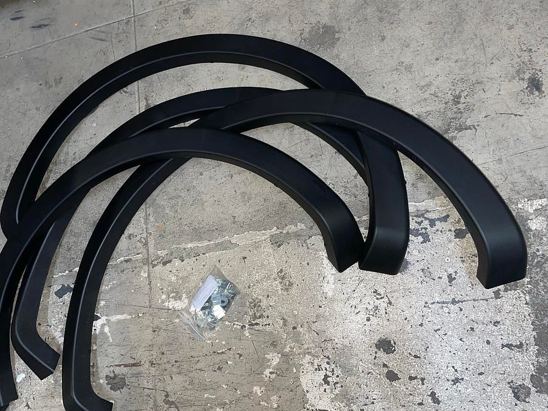 Fender Flares for 09-14 F-150 67" / 78.8" / 97.4" Styleside Beds, Matte Black 4pcs w/rivets bengala de guardabarros