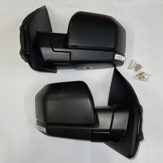 TWM-058-OE-T888-BK-CL 15-18 Ford F-150 black towing mirror powered/heated/signal/ puddle light