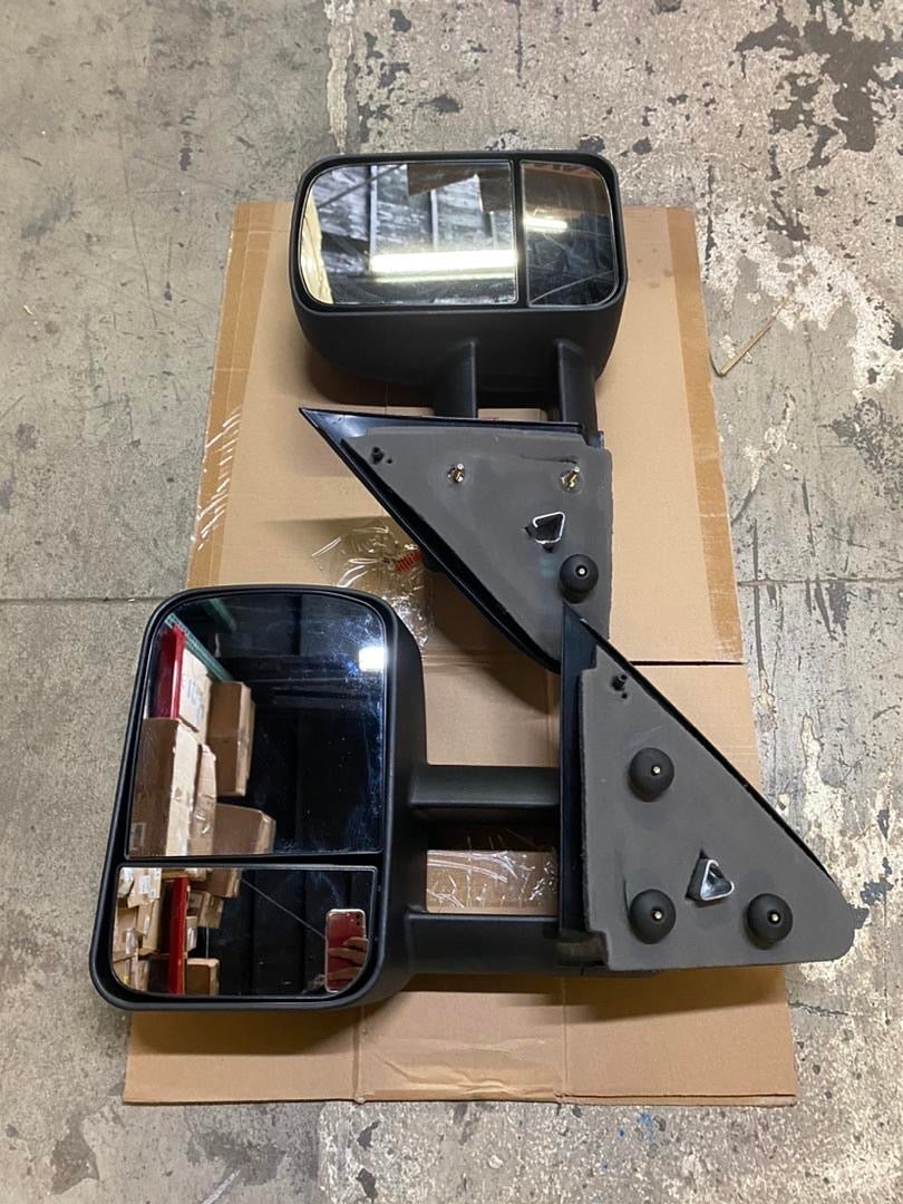 97-03 Ford F-150 pair of black Manual towing mirrors