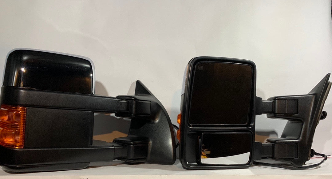 1999-2016 Ford F-250 f-350 f-450 f-550 SuperDuty chrome towing mirrors