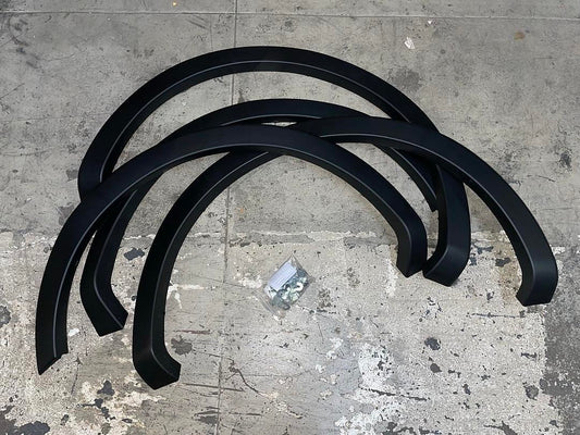 Fender Flares for 09-14 F-150 67" / 78.8" / 97.4" Styleside Beds, Matte Black 4pcs w/rivets bengala de guardabarros