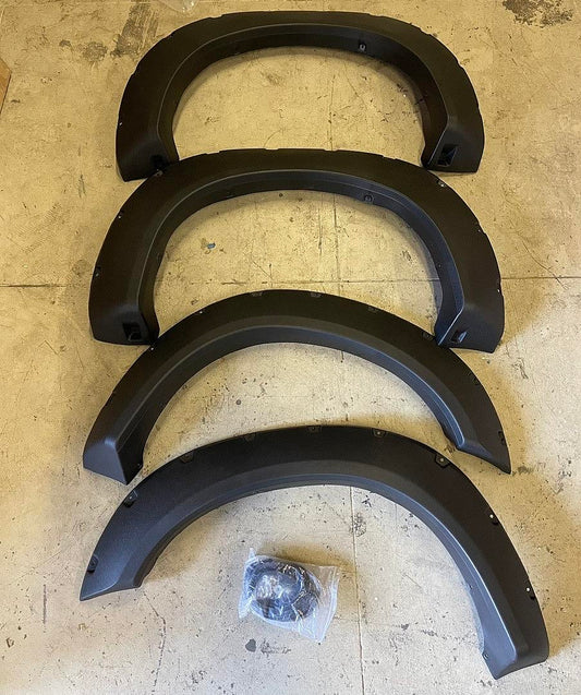 Fender flares for 11-16 Ford F-250 F-350 super duty 4 Pcs Pocket-Riveted Style Side Wheel bengala guardabarros