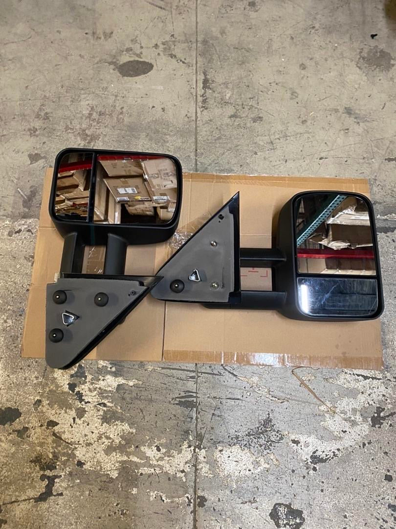 97-03 Ford F-150 pair of black Manual towing mirrors