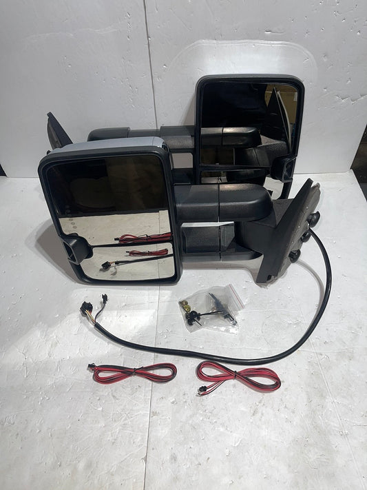 2007 2013 07-13 Chevy Silverado / GMC Sierra chrome / smoked Led/heated Towing Mirrors