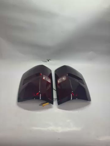 14-18 CHEVY SILVERADO 3D LED RED SMOKED TAIL LIGHTS