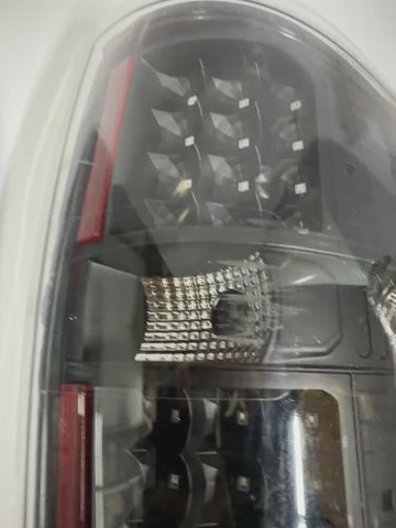 OPEN BOX 09-14 FORD F-150 LED BLACK/CLEAR TAIL LIGHTS