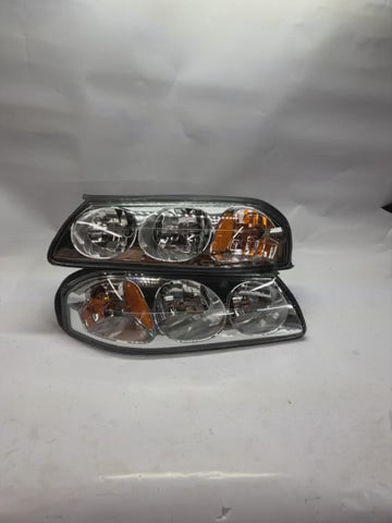 00-05 CHEVY IMPALA Chrome Amber Headlights