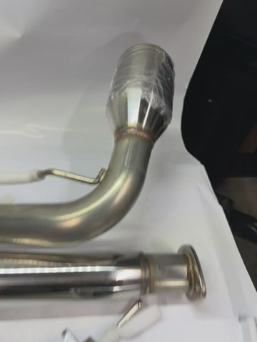 WRAPPED HONDA CRX HATCHBACK 1988-1991 CATBACK EXHAUST