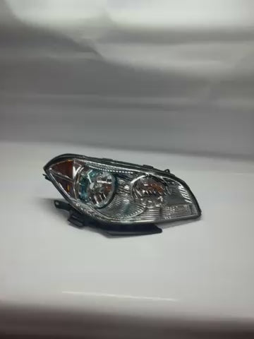 08-12 Chevy Malibu Chrome Amber Right Side Passenger Headlight