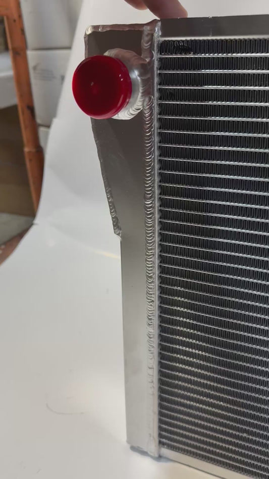 84-90 CORVETTE 5.7L V8, 90-94 S10 SBC V8 CONVERSION 3 ROW ALUMINUM RADIATOR PM-RAD-A-S1082V8-3 RA-S10V882-3