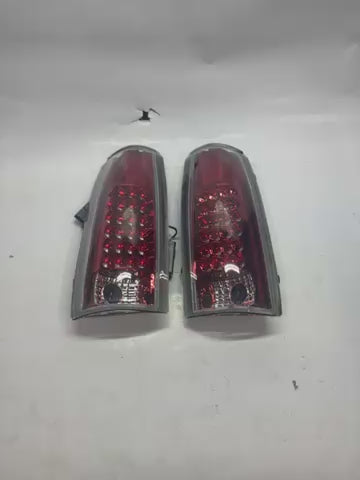 88-02 Chevy GMC C/K Series led taillights Red Housing Clear Lens