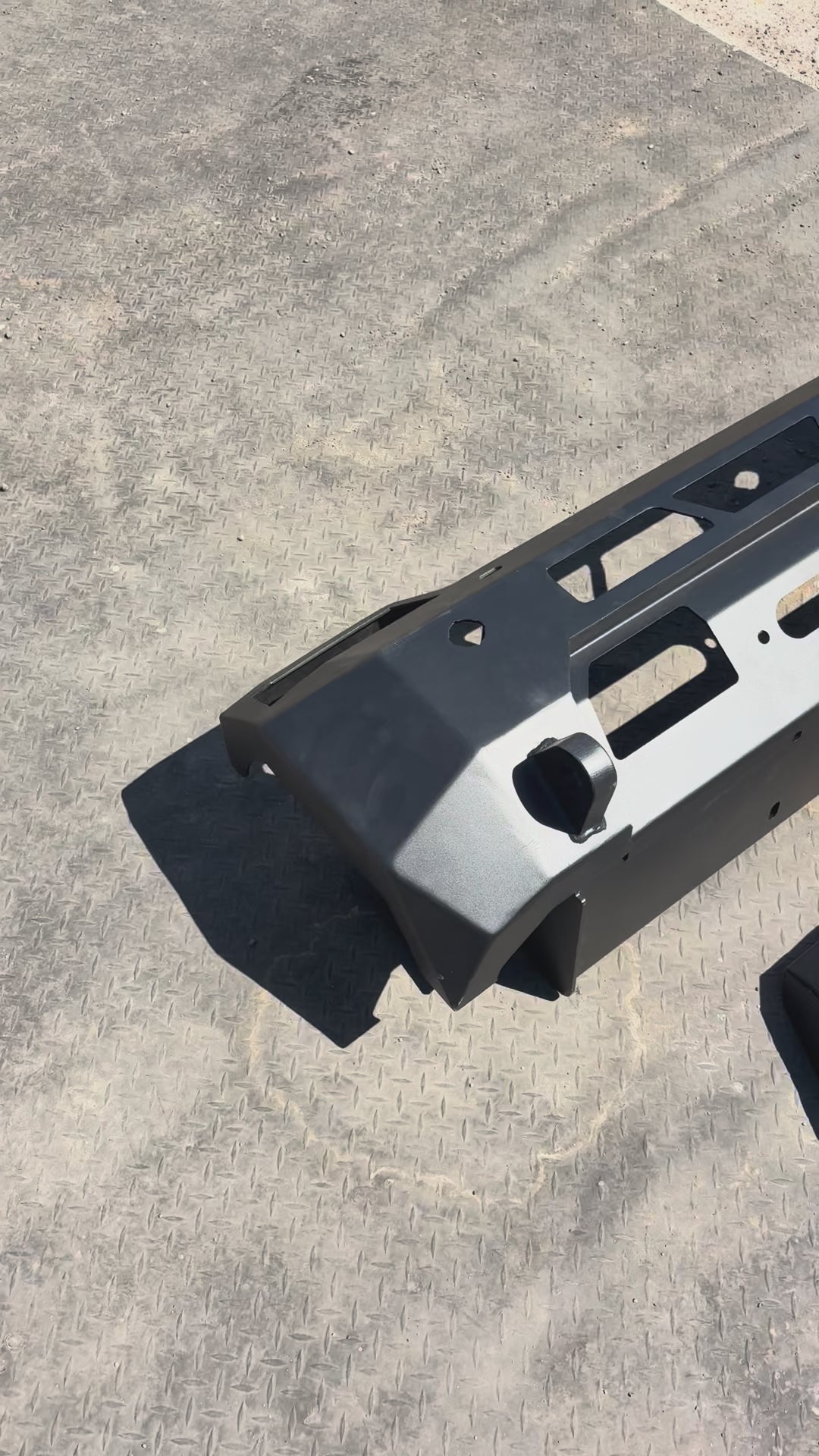 FWB-002-BK 22-24 Toyota Tundra Front Heavy Duty Offroad Bumper Black