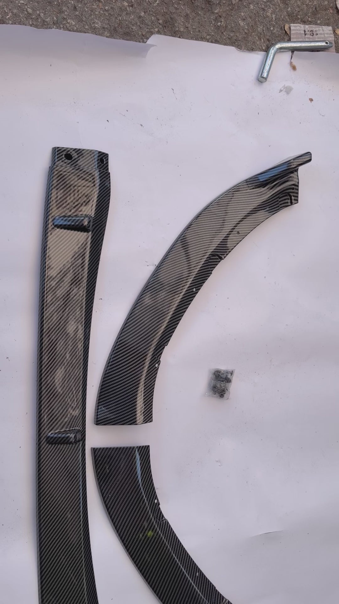 16-22 MAZDA MX-5 MIATA FRONT SPOILER BUMPER LIP CARBON FIBER
