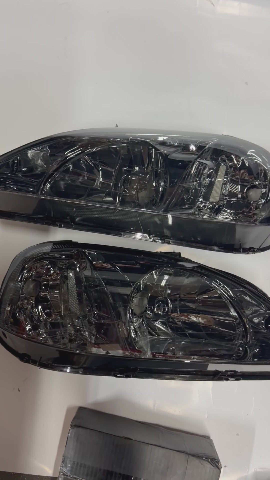 99-00 HONDA CIVIC SMOKE CLEAR HEADLIGHTS