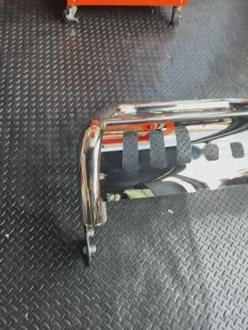 1994-2001 Dodge Ram 1500 3-Inch Chrome Bull Bar - BURB-022-SS No Hardware
