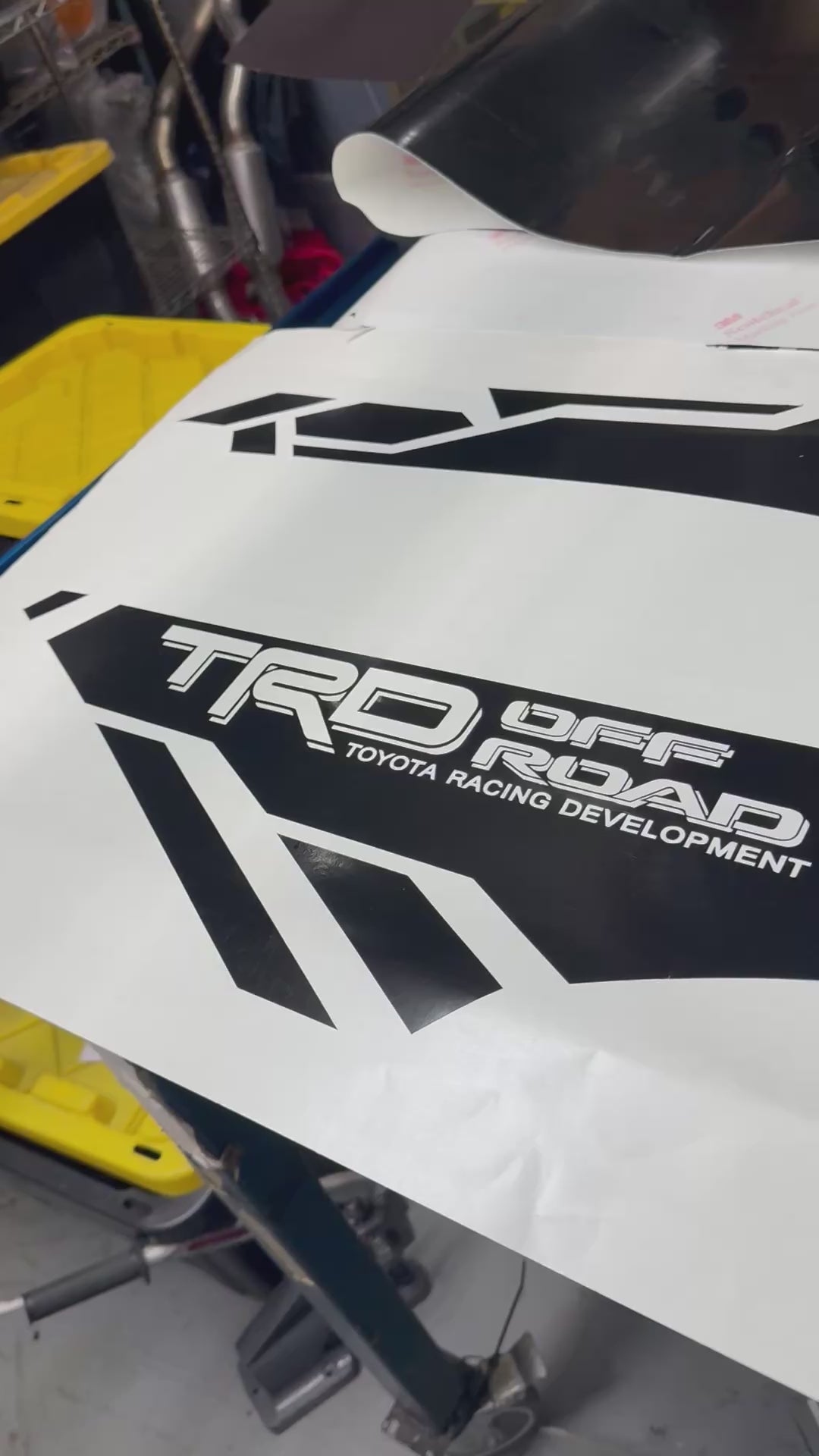 Bedside Decal for Toyota Tacoma TRD Off-Road black left + Right