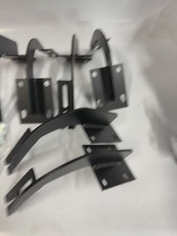99-16 ford super duty steel running board brackets 6pcs complete with hardware for crew cab super cab or regular cab