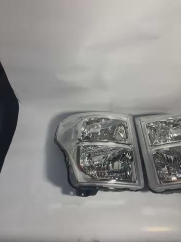 11-16 Ford F-250 F350 F450 Chrome Clear Headlights
