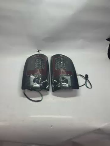 TL-DRAM05-LED-RD3D-CH-SM 02-06 Dodge Ram 1500 Chrome Smoke Lens 3D LED Tail Lights