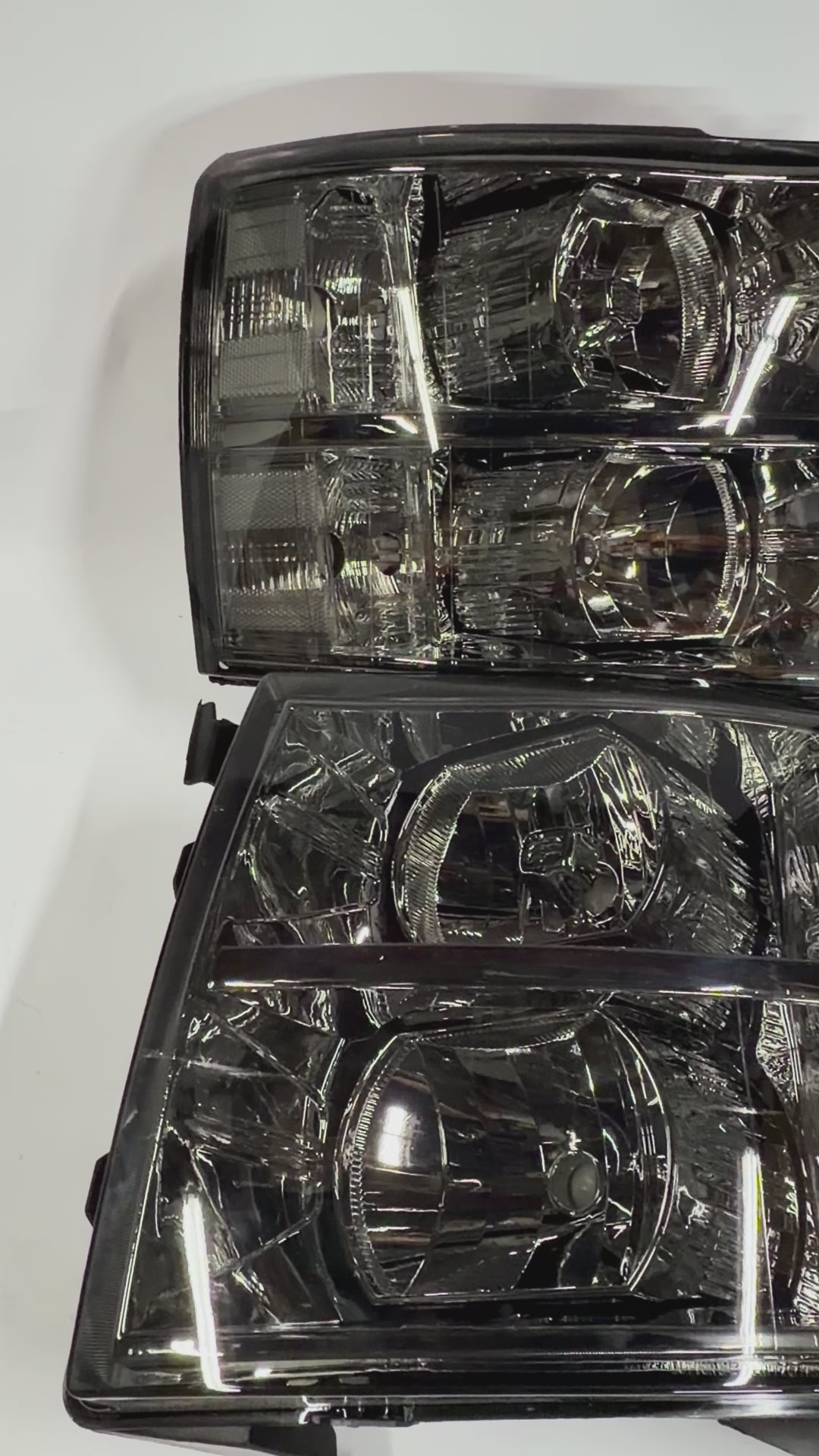 CHEVY SILVERADO SMOKED HEADLIGHTS FOR 2007 TO 2013