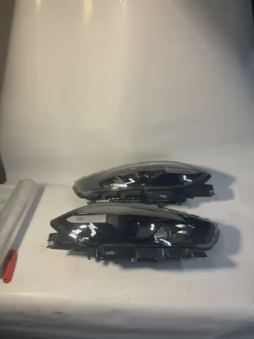 13-16 Dodge Dart Black Clear OE Style Headlights